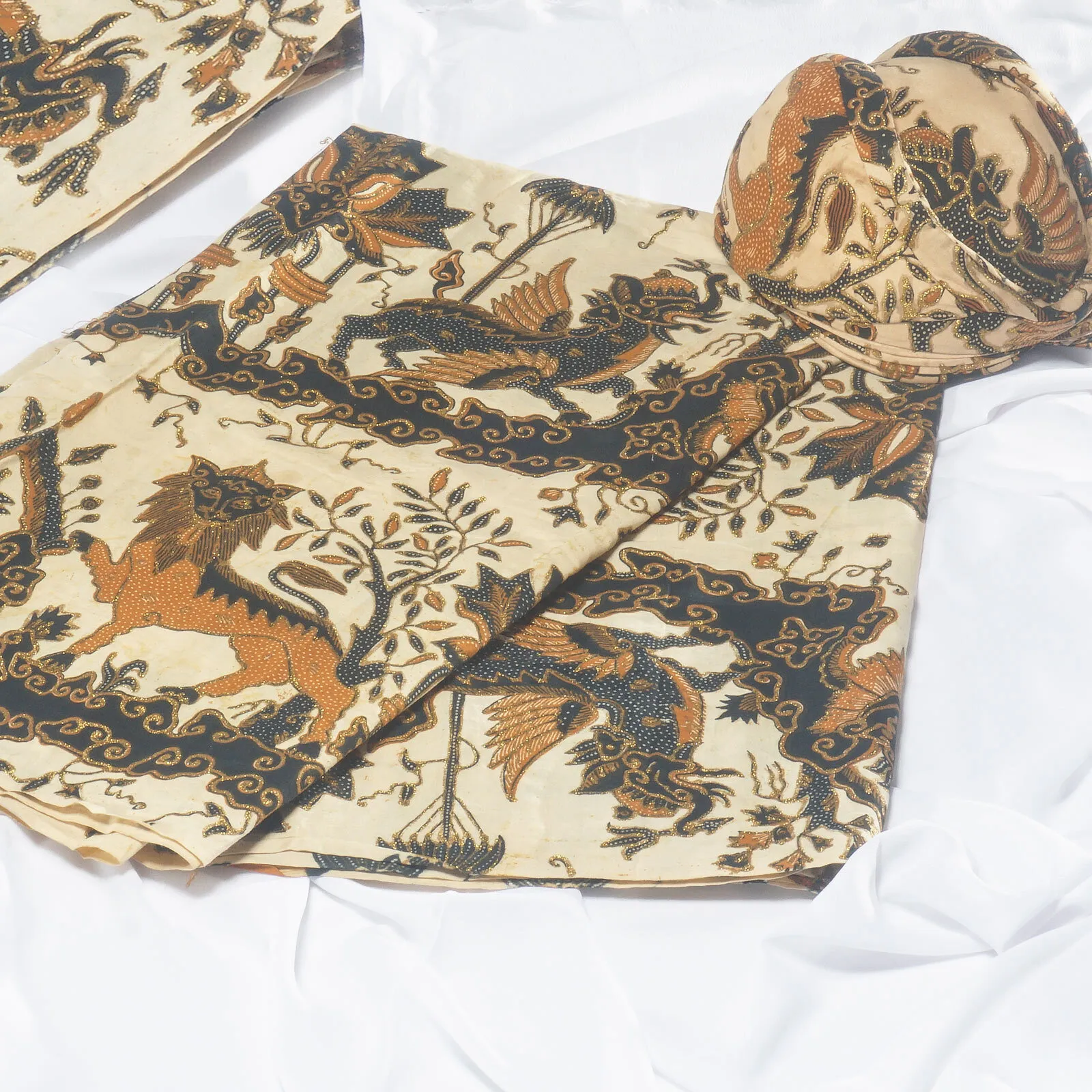 (KAT-069) Kain Sunda Sisingaan Coklat