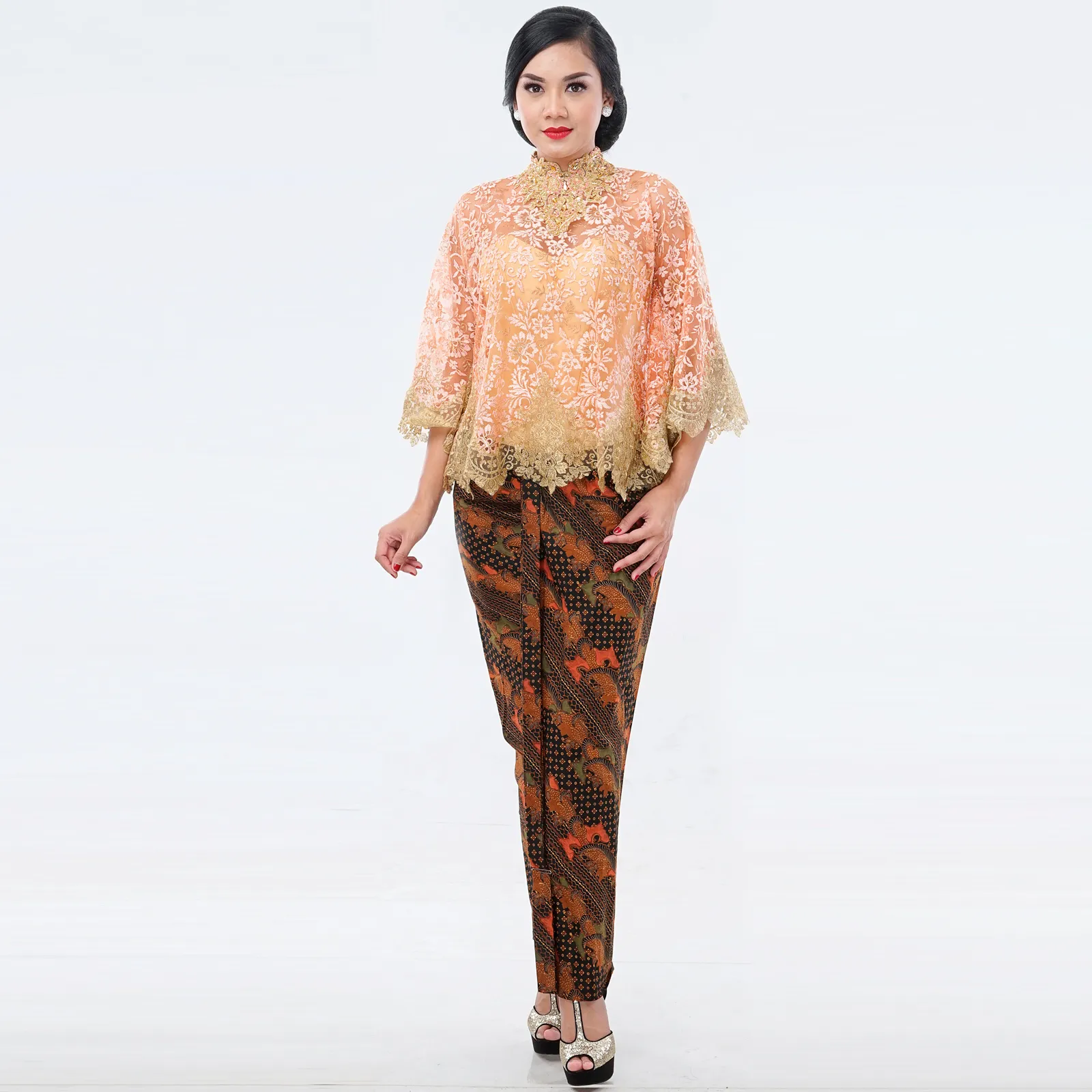 (BT-011) Kebaya Bridesmaid/Engagement/Graduation Brukat Salem Kurung