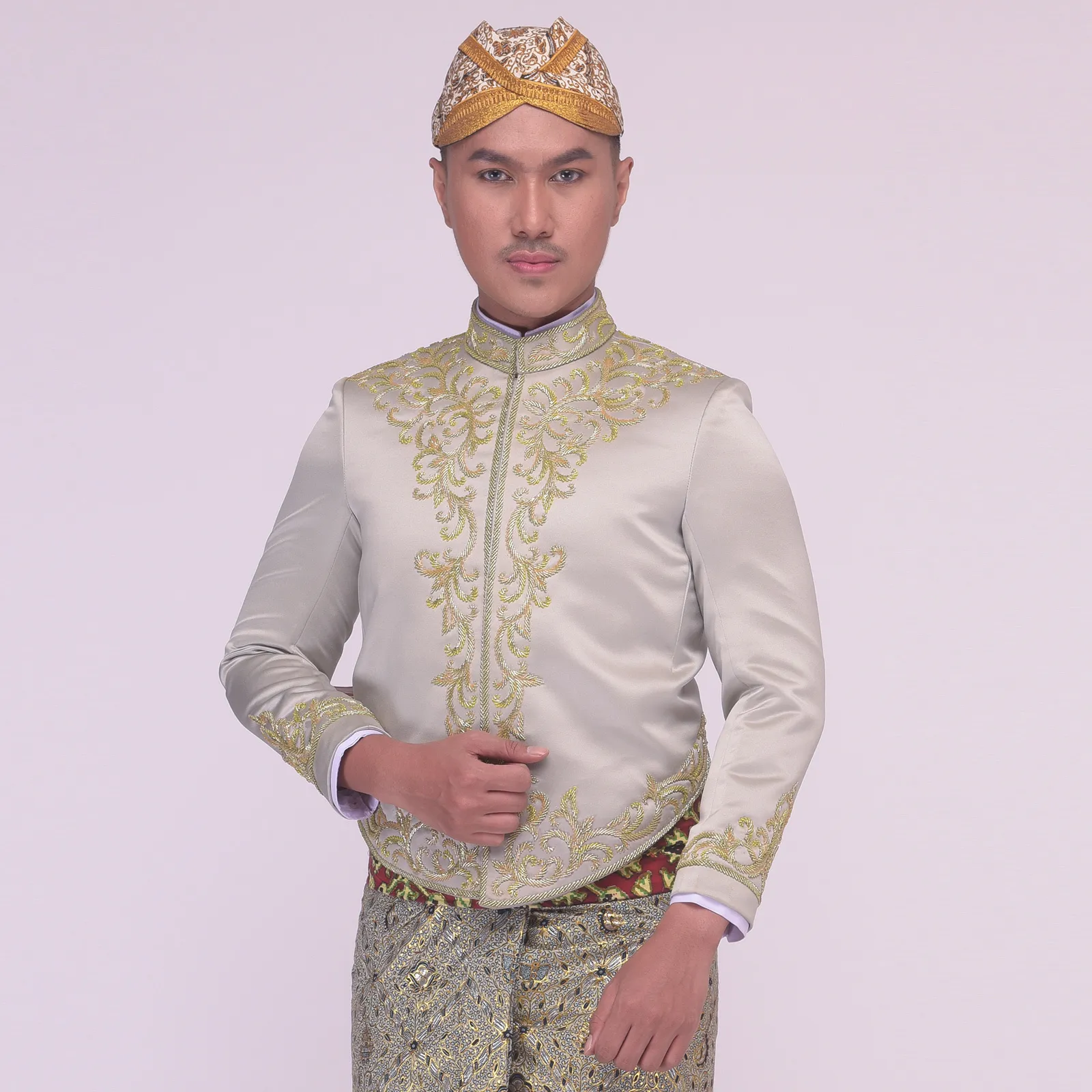 (BJ-163) Beskap Pengantin Hijau Mint Clrarissa