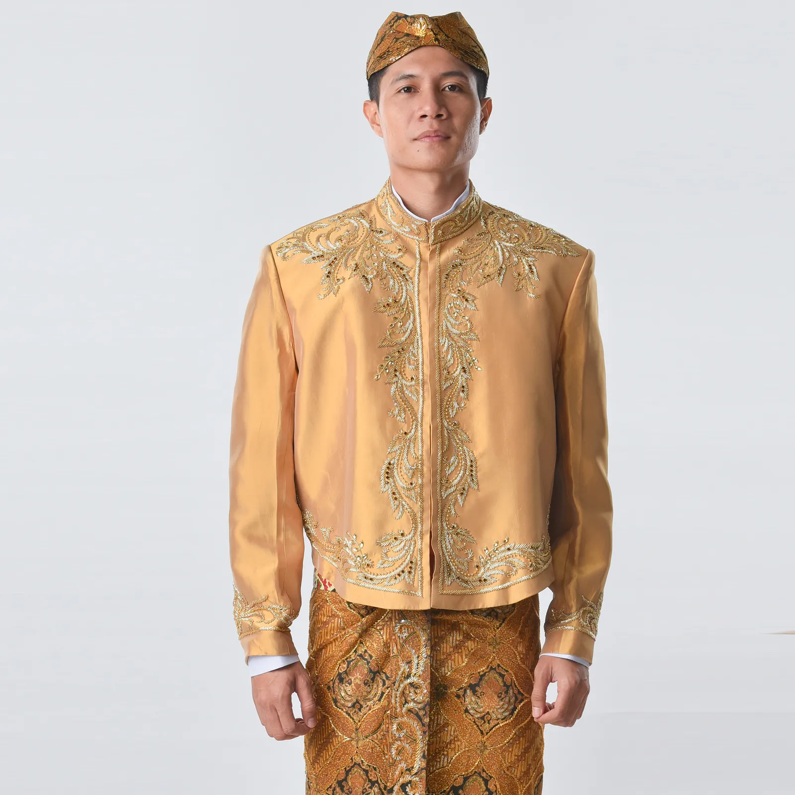 (BJ-067) Beskap Pengantin Emas Vivi