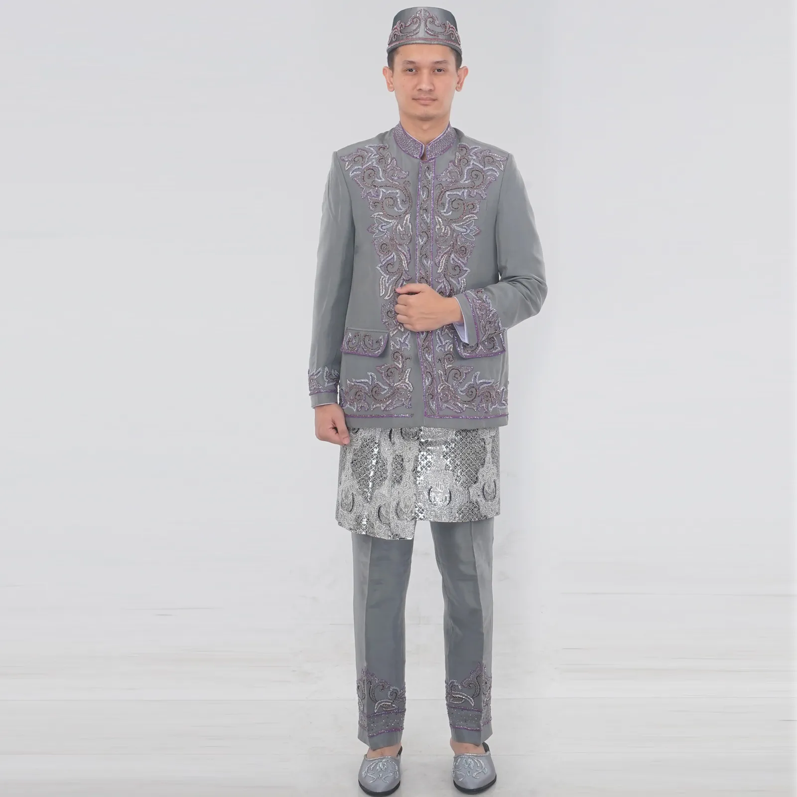 (BS-001) Beskap Pengantin Abu Bella