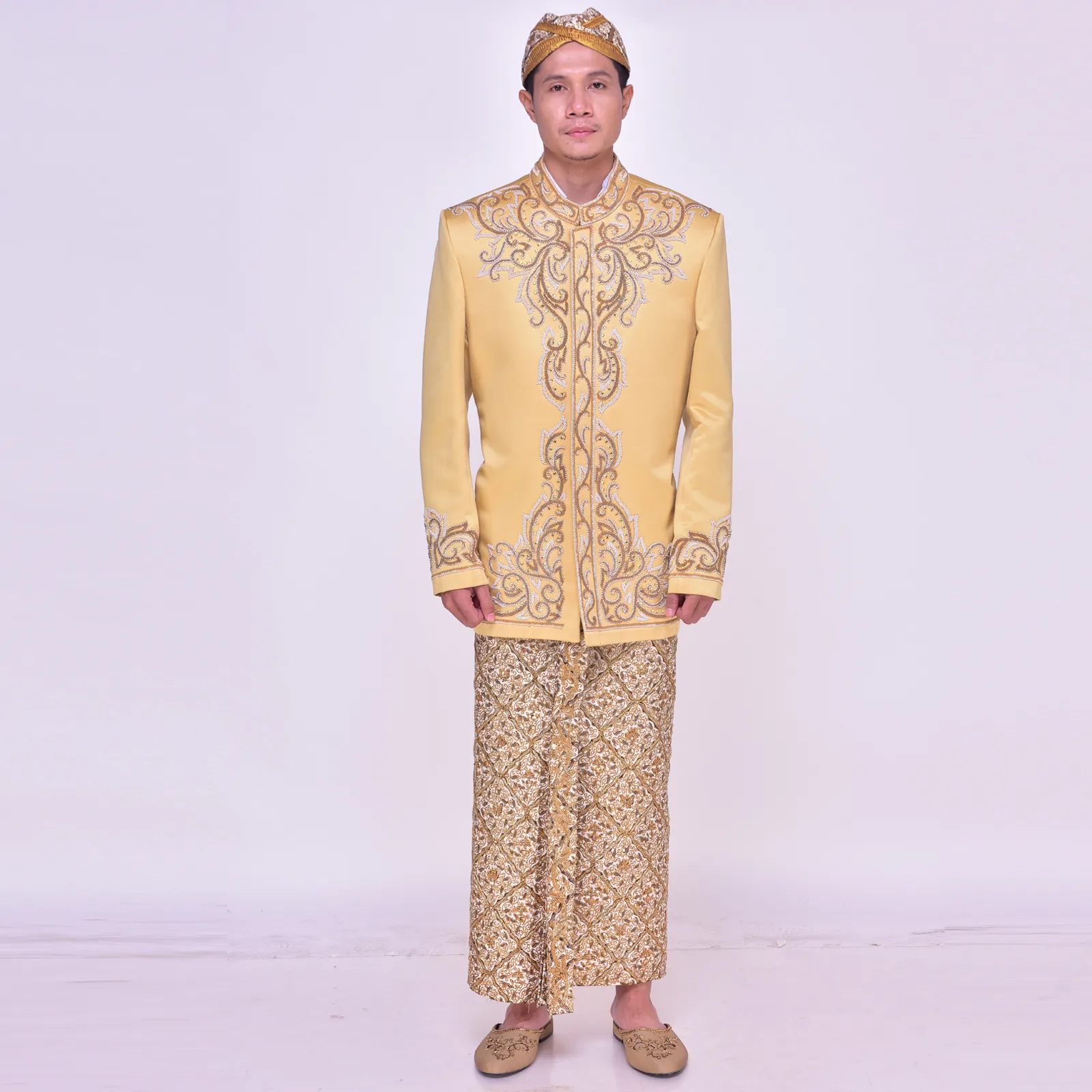 (BS-099) Beskap Pengantin Emas Miranti