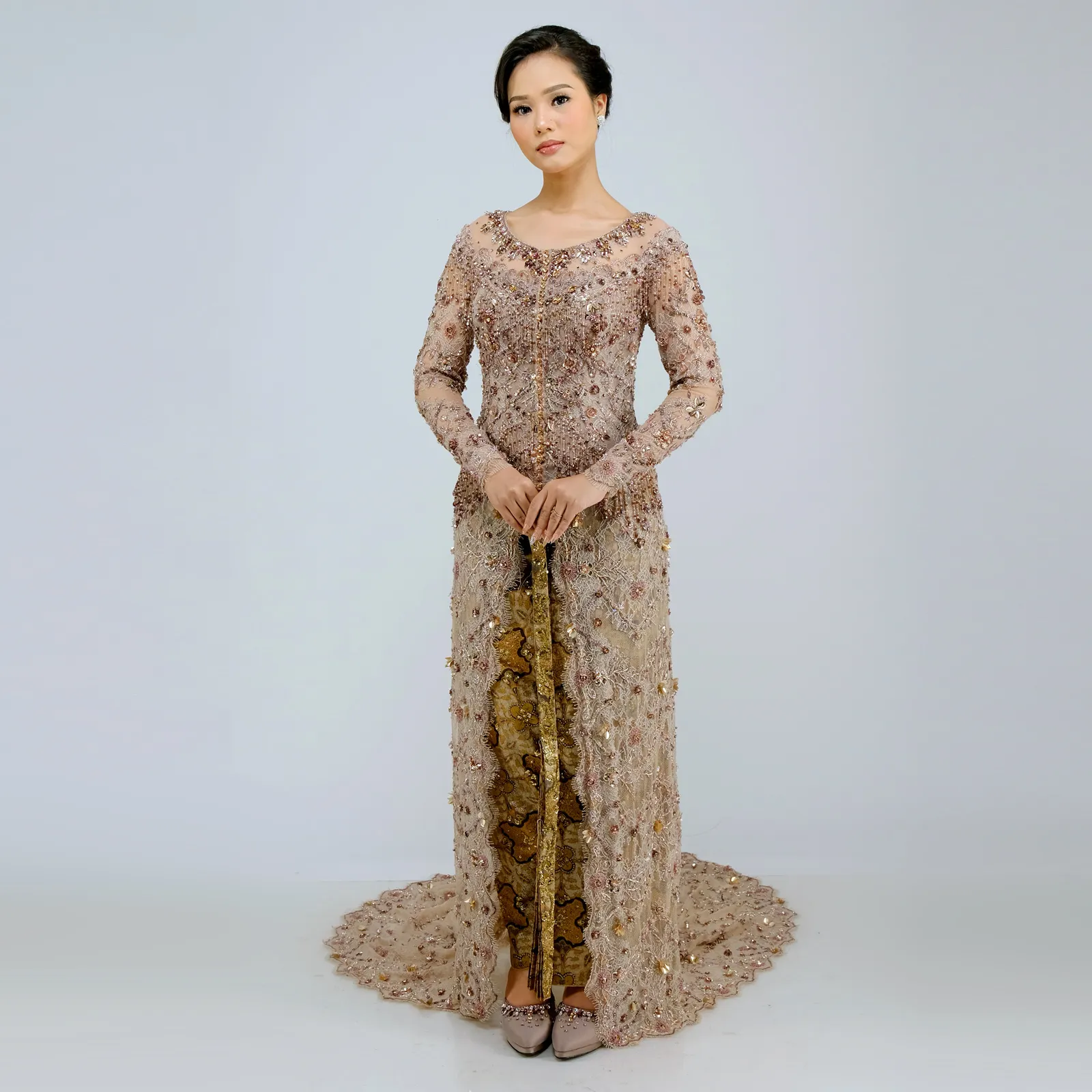 (KE-161) Kebaya Pengantin Mauve