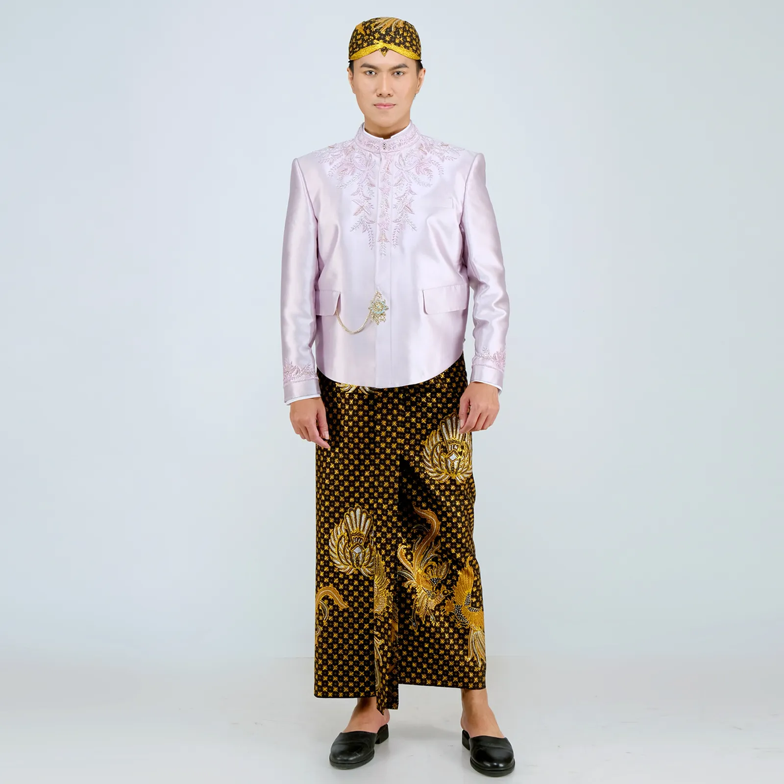 (OTJ-059) Beskap Ungu Lilac Payet Atela