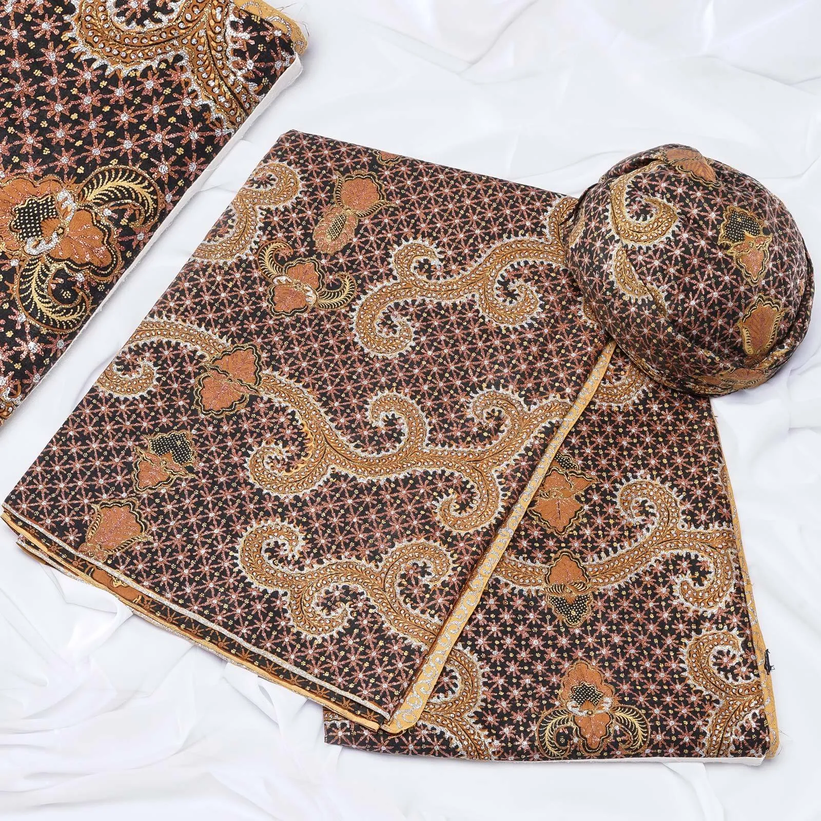 (KOT-078) Kain Solo Truntum Buntal Orange