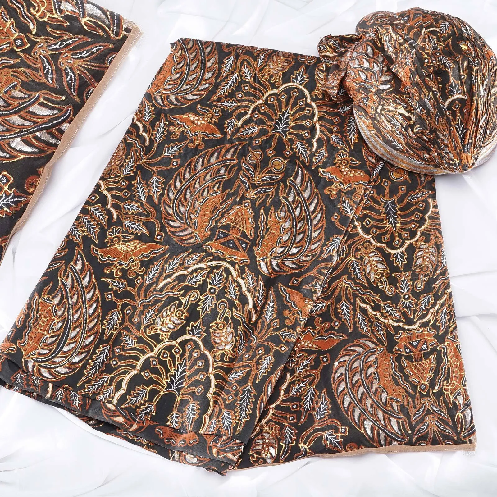 (KAM-036) Kain Pengantin Jogja Hitam Emas SBY