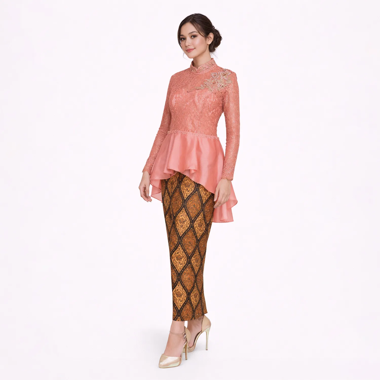 (BT-053) Kebaya Bridesmaid/Engagement/Graduation Brukat Salem Organdi