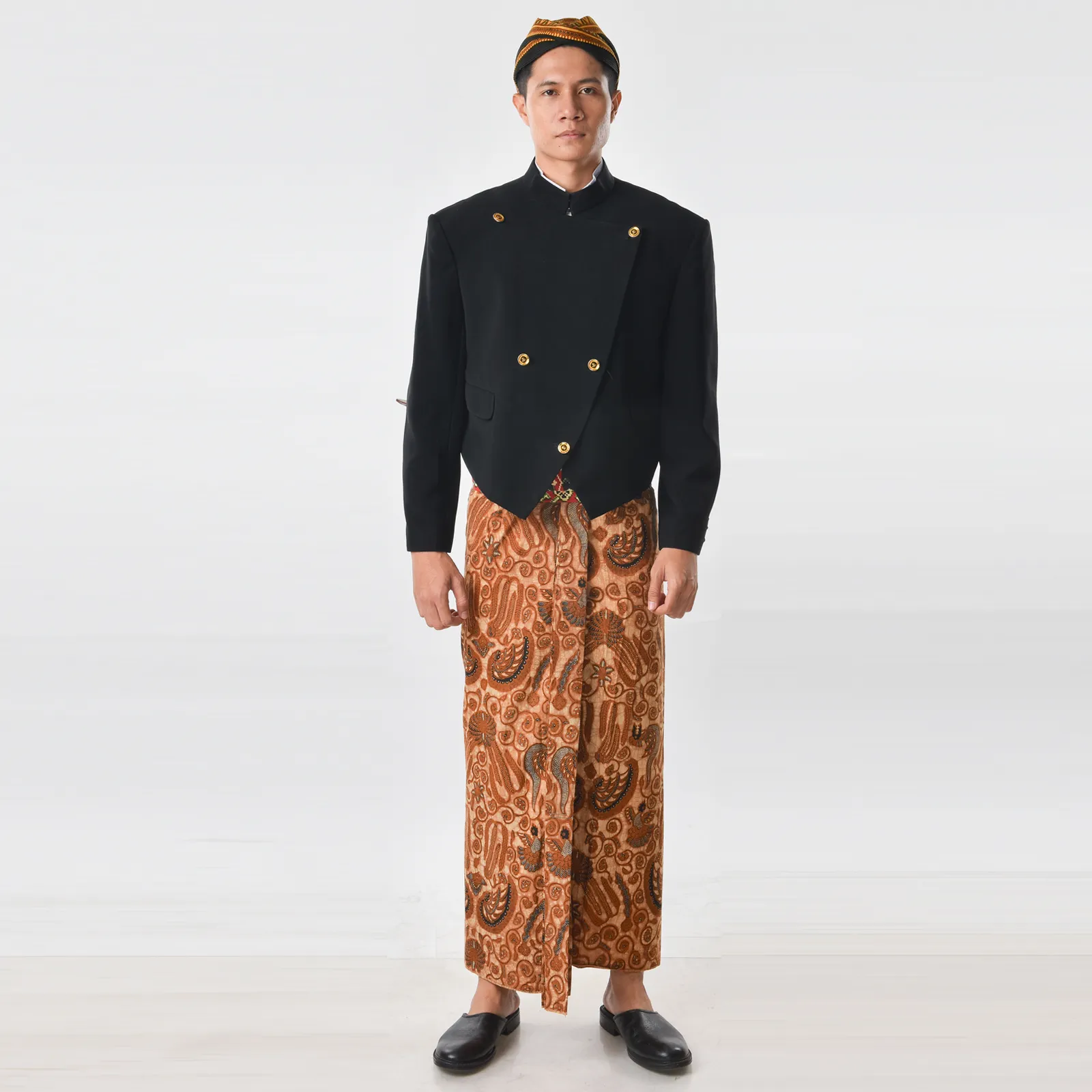 (ATJ-017) Beskap Hitam Polos Cekak