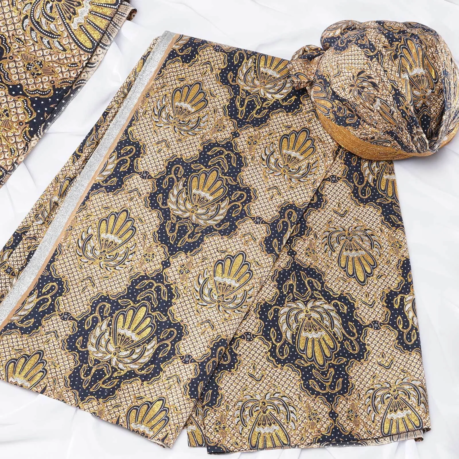 (KOT-045) Kain Jogja Mendut Gringsing Hitam