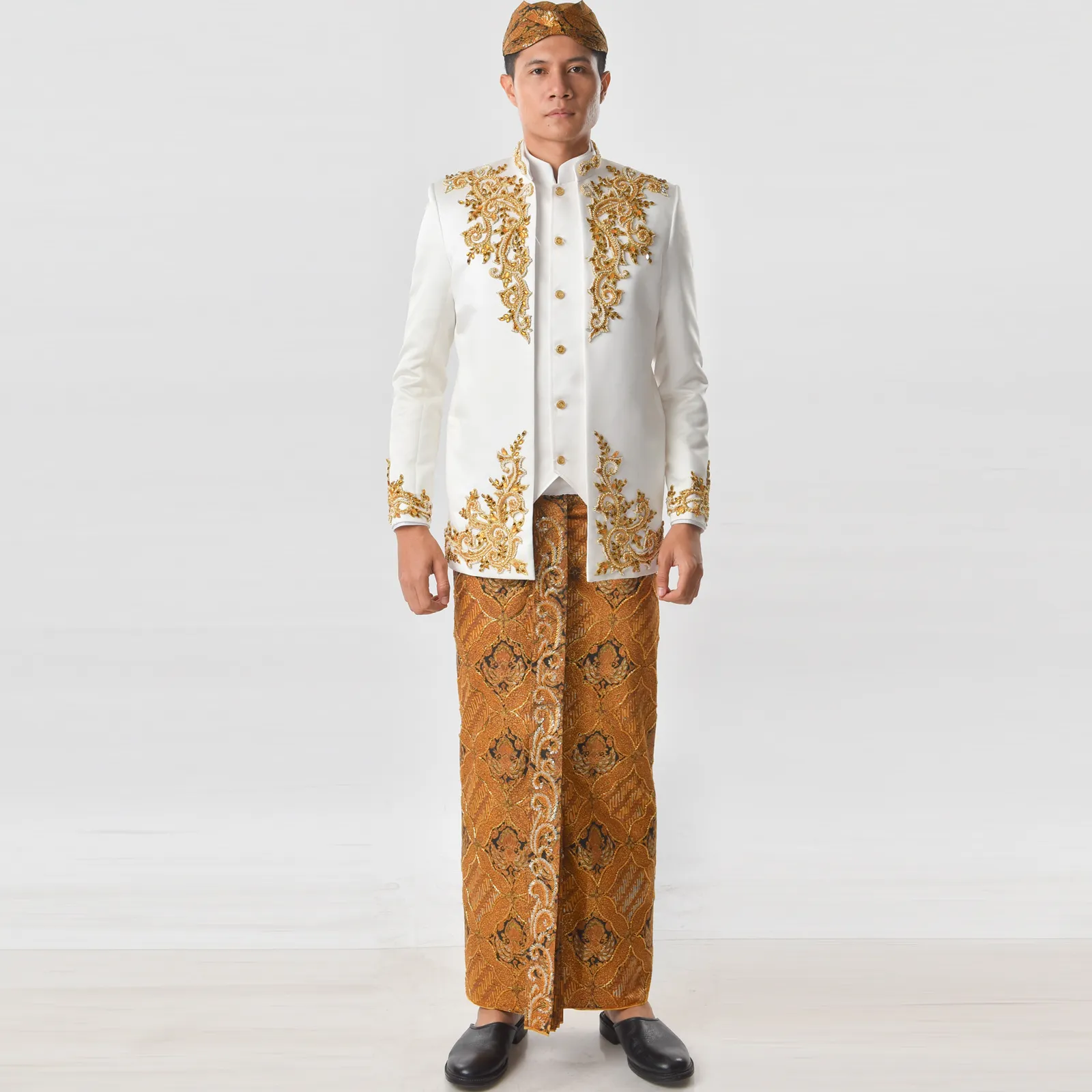 (BS-027) Beskap Pengantin BW Emas Erwin