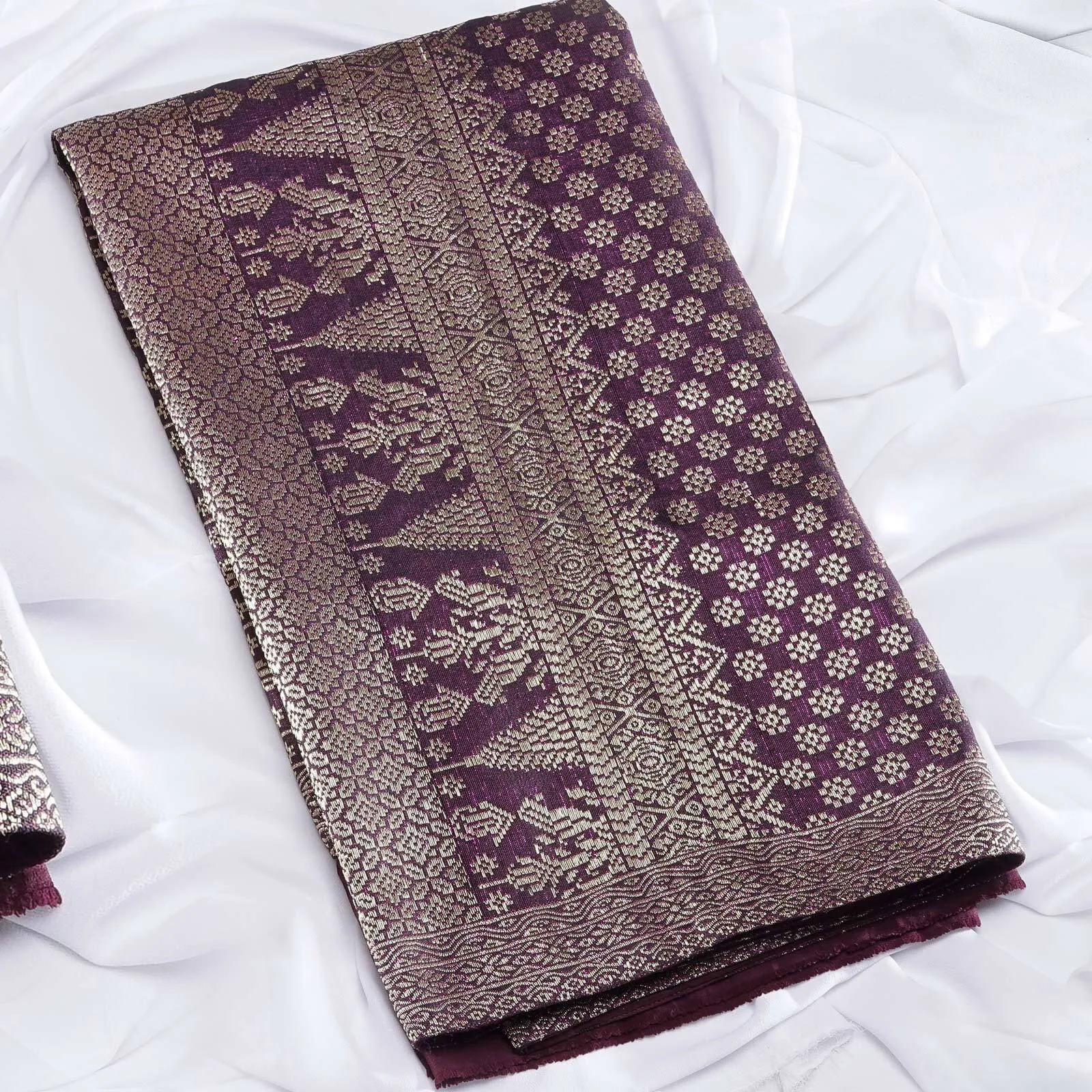 (SOT-002) Kain Songket Magenta