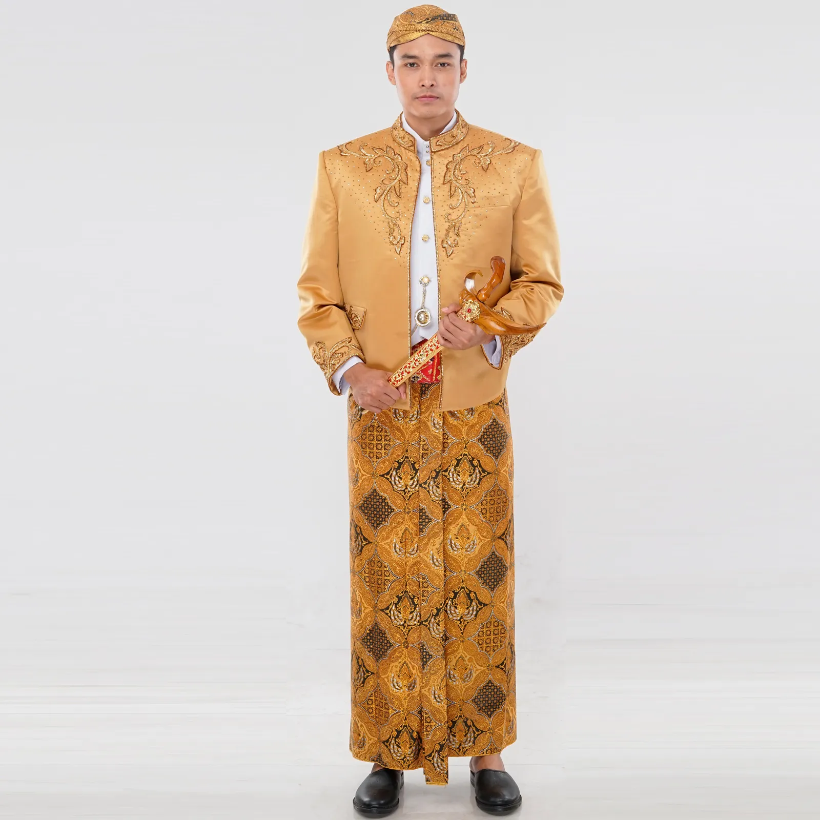 (OTJ-018) Beskap Gold Payet Baru Sikepan