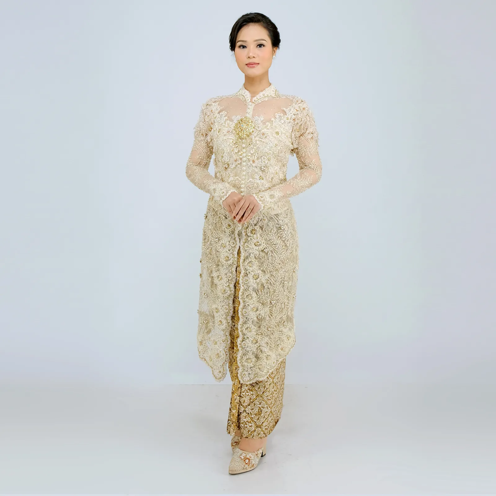 (KE-172) Kebaya Pengantin Gading Amalia