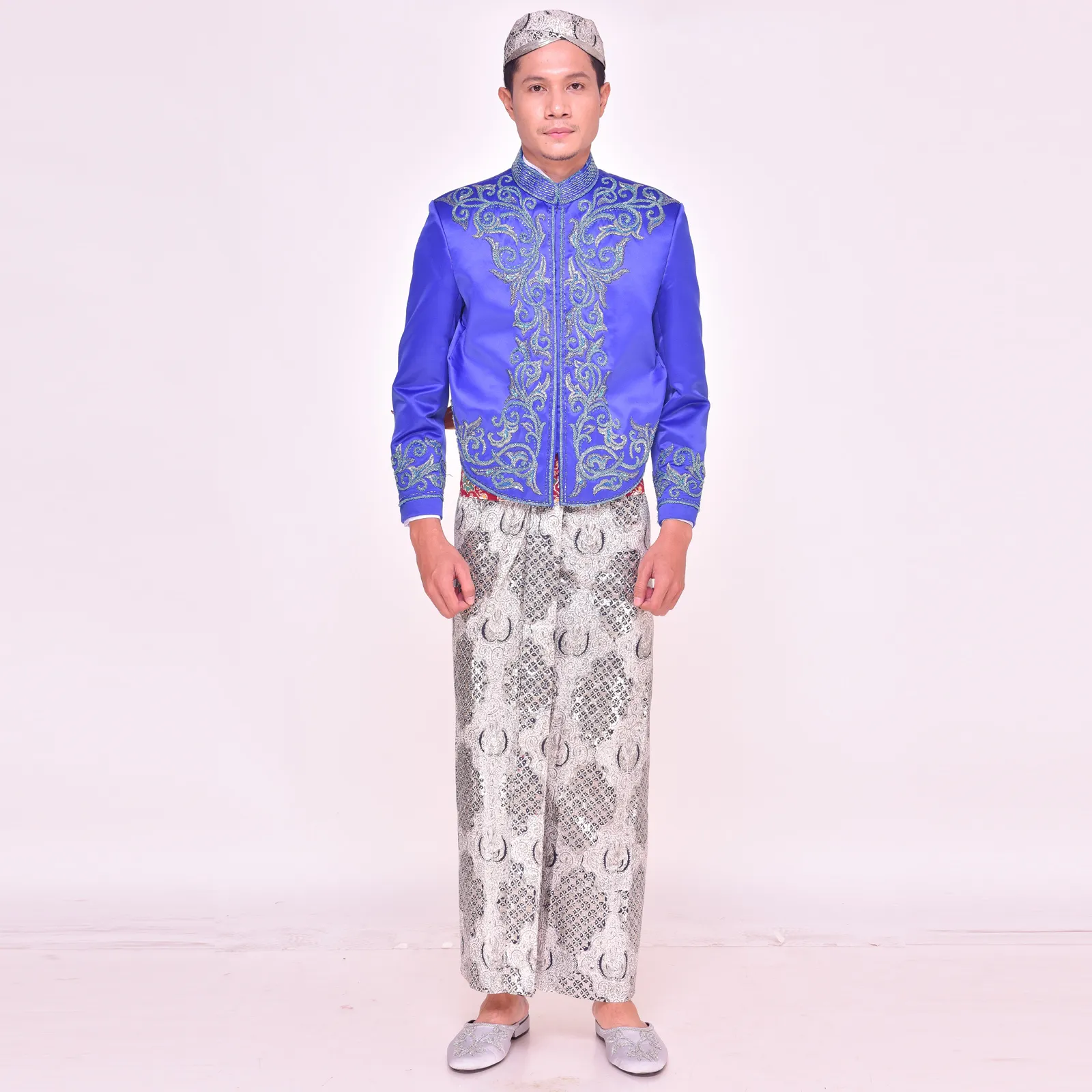 (BJ-101) Beskap Pengantin Biru Handini