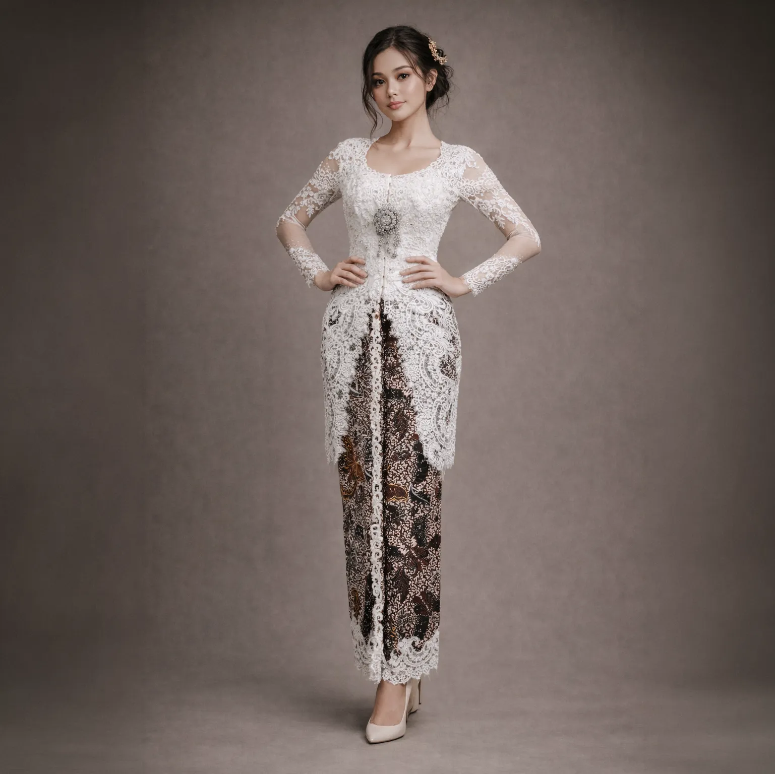 (KM-PU018) Kebaya Pengantin Raike Rere
