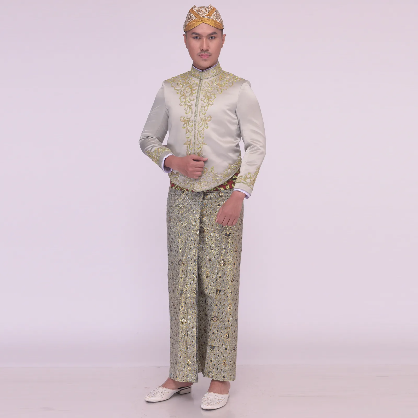 (BJ-163) Beskap Pengantin Hijau Mint Clrarissa