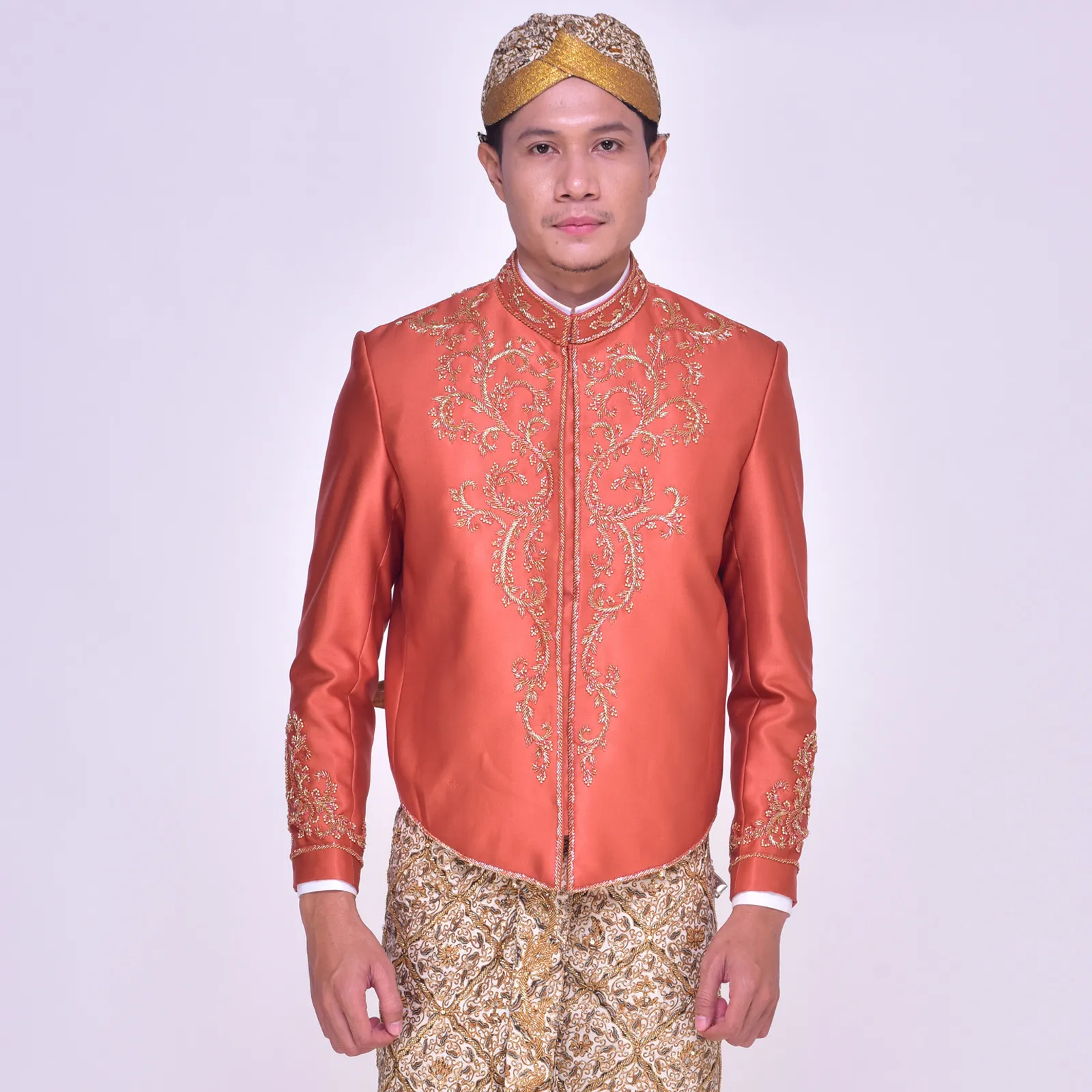 (BJ-150) Beskap Pengantin Teracota Dea