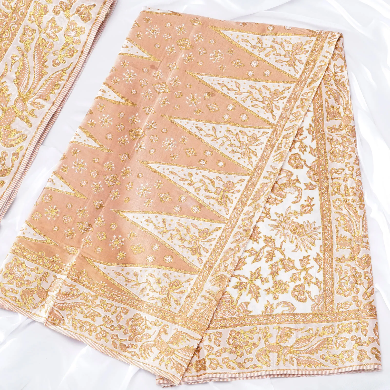 (KAM-004) Kain Pengantin Betawi Coklat Susu