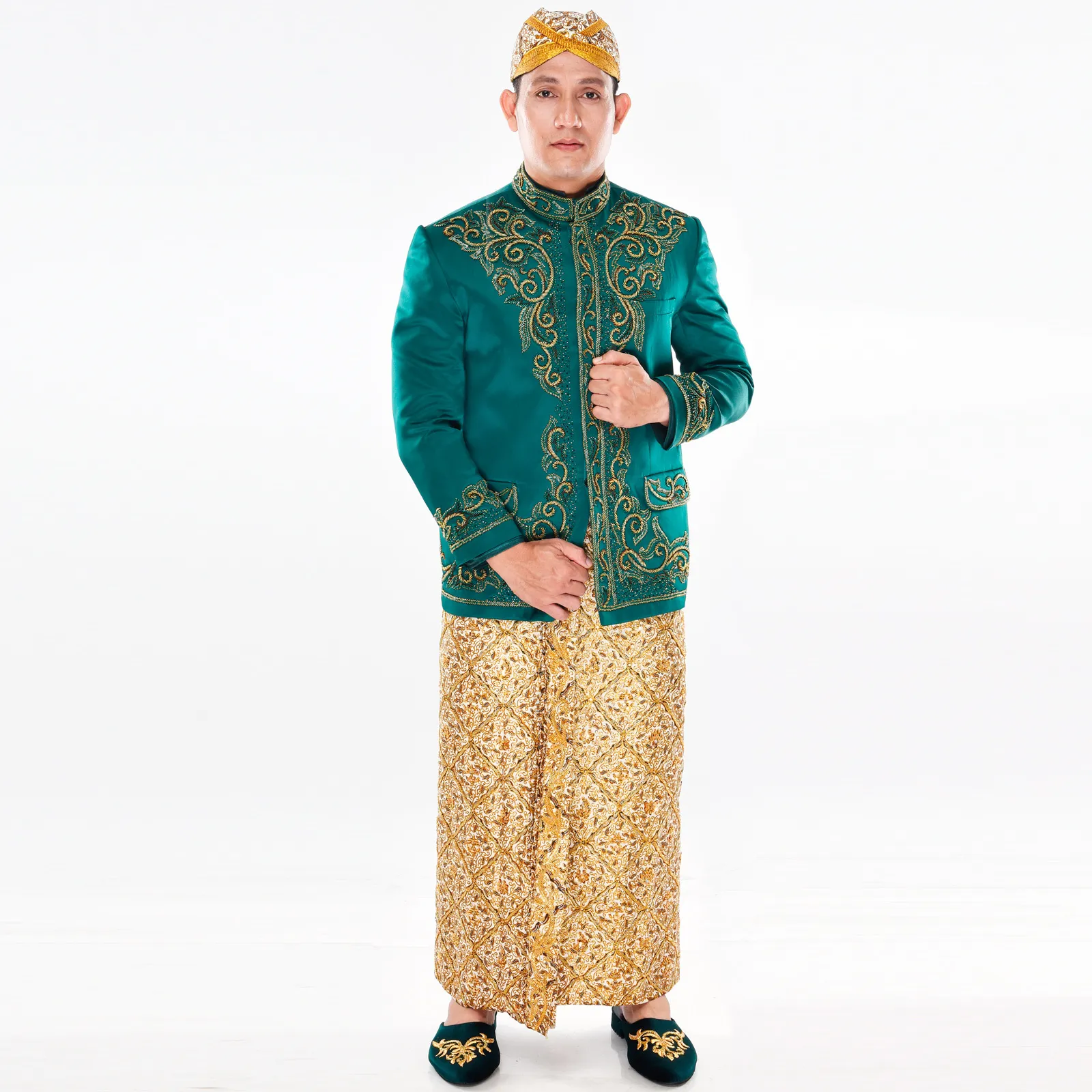 (BS-060) Beskap Pengantin Hijau lla