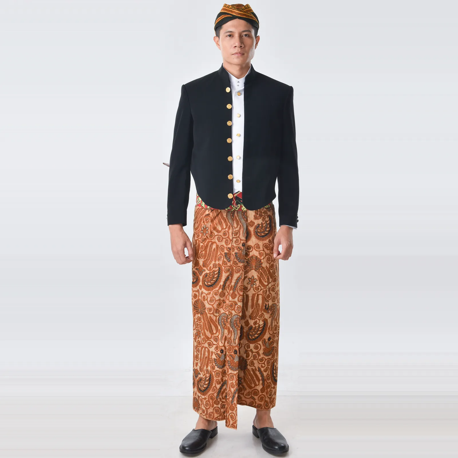 (ATJ-018) Beskap Hitam Polos Sikepan