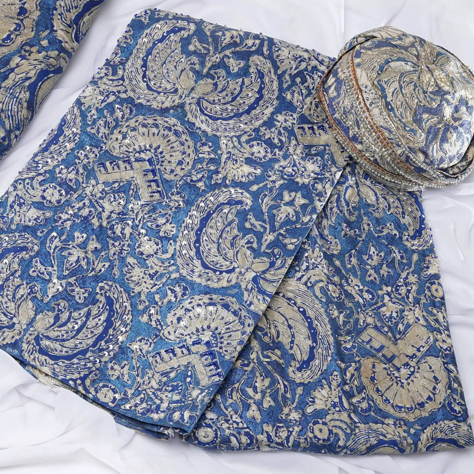 (KAM-017) Kain Pengantin Sunda/Solo Ciwiri Biru