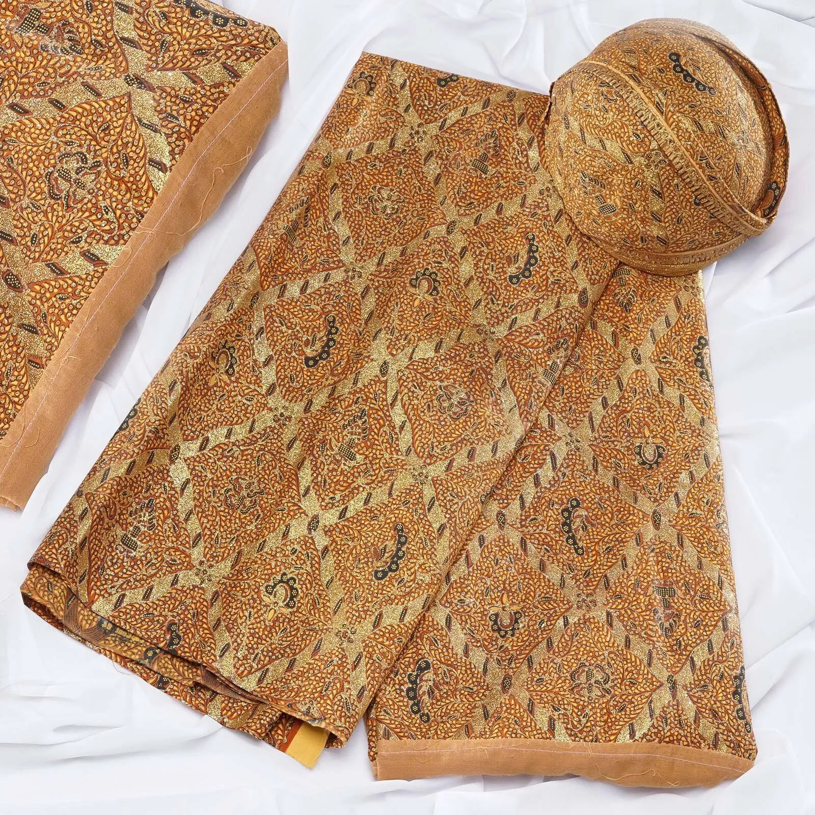 (KAM-110) Kain Pengantin Sunda/Solo Sidomukti Emas Baru Banget
