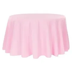 132"  Pink Polyester