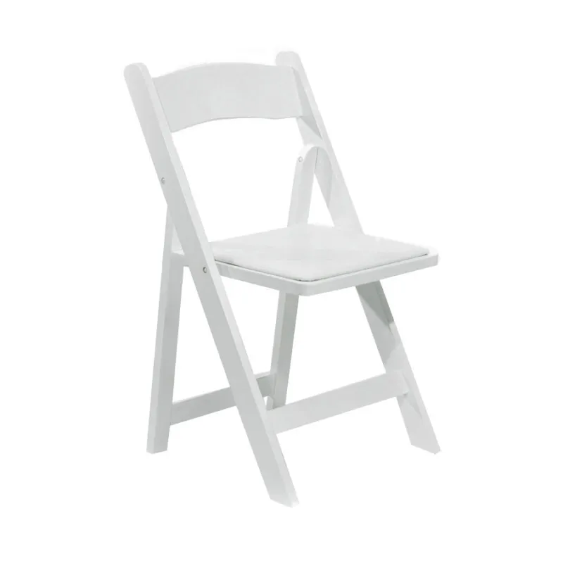 White wooden chair