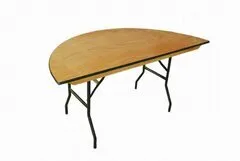 60" Half Round Table