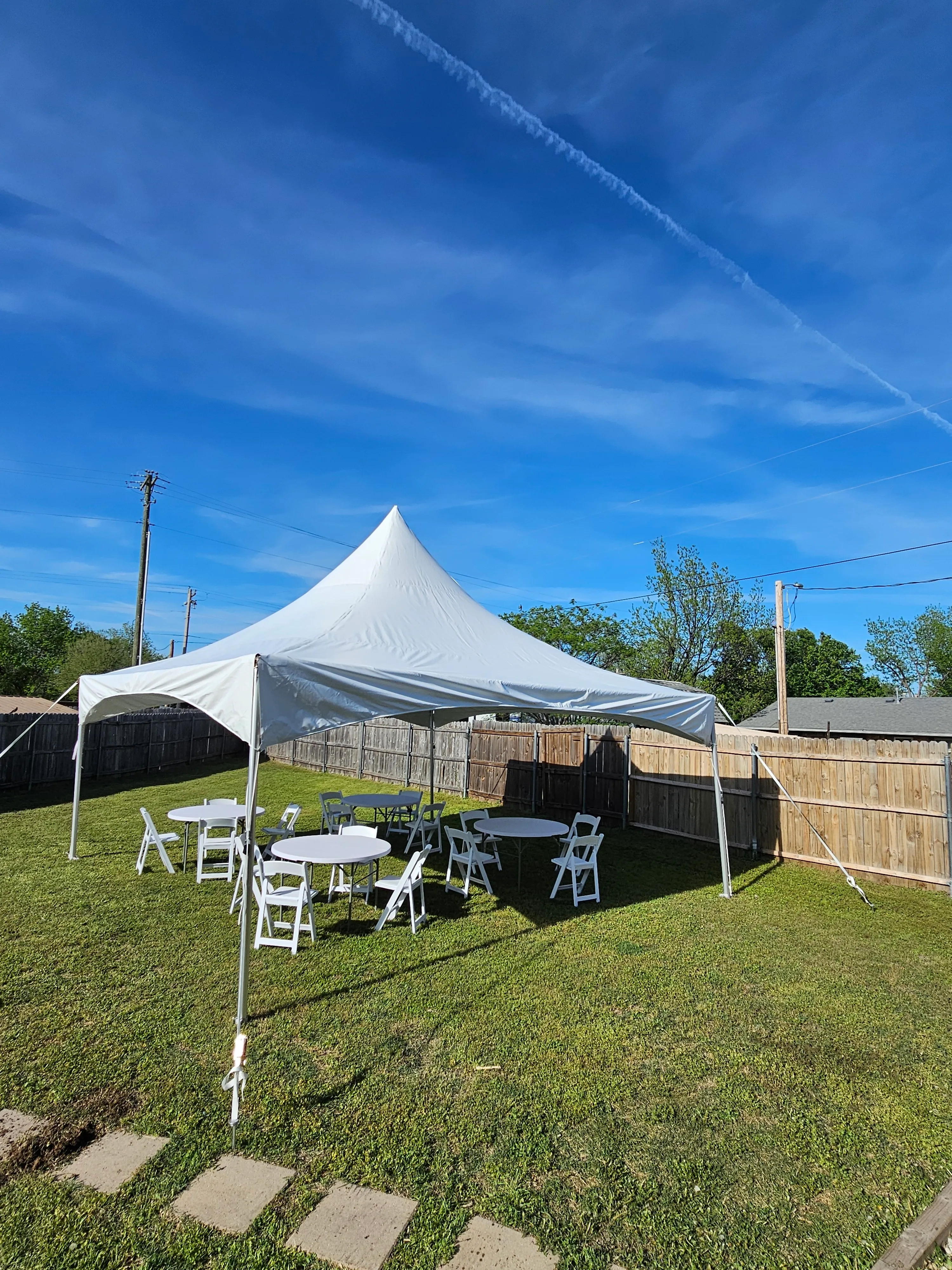 20' x 20' High Peak Tent
