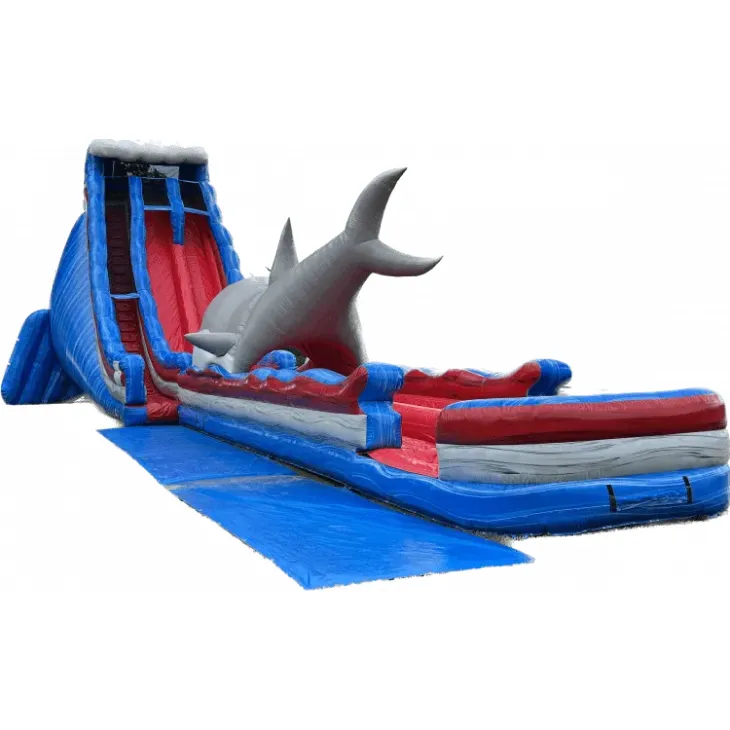 Shark Attack Inflatable Slide
