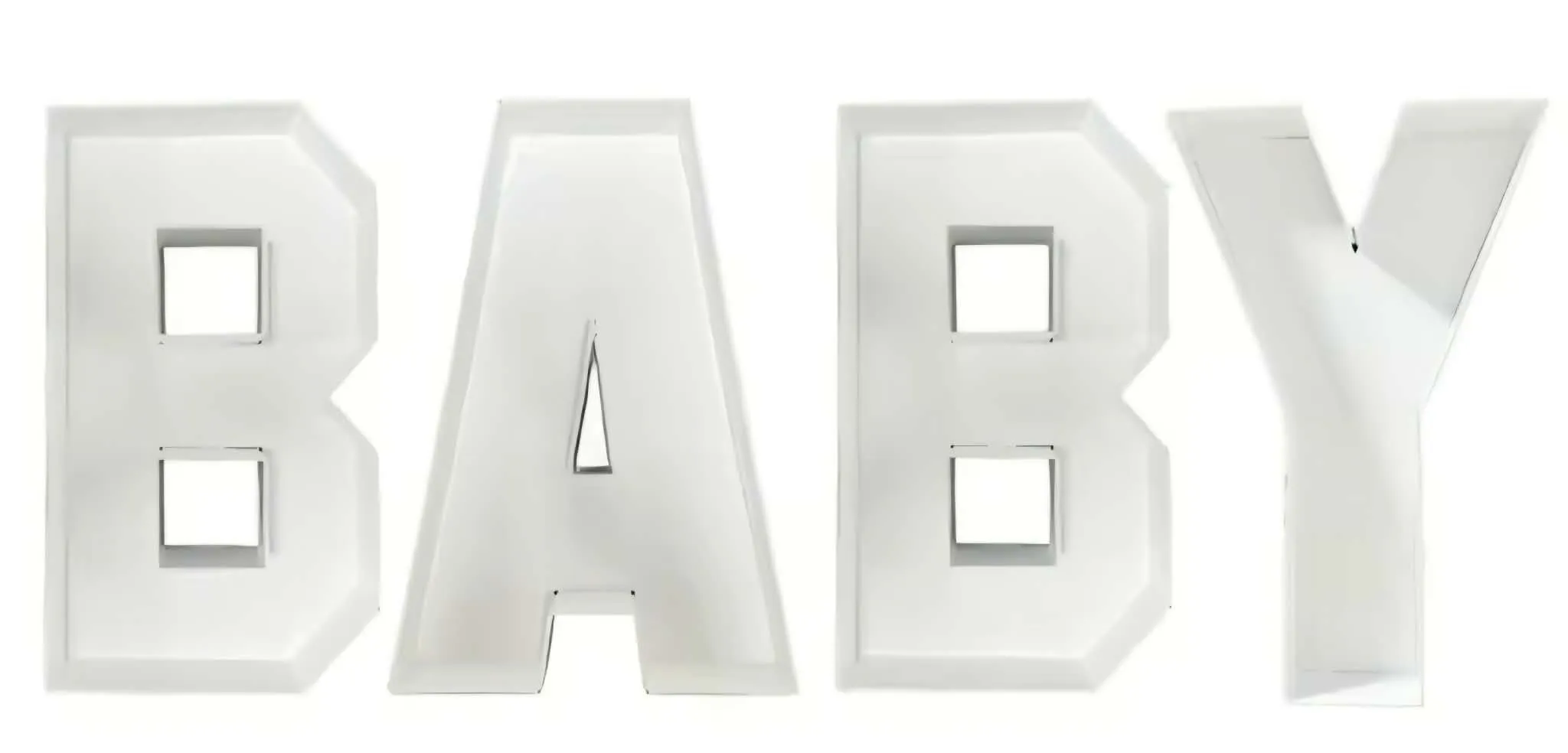BABY - Giant Letters