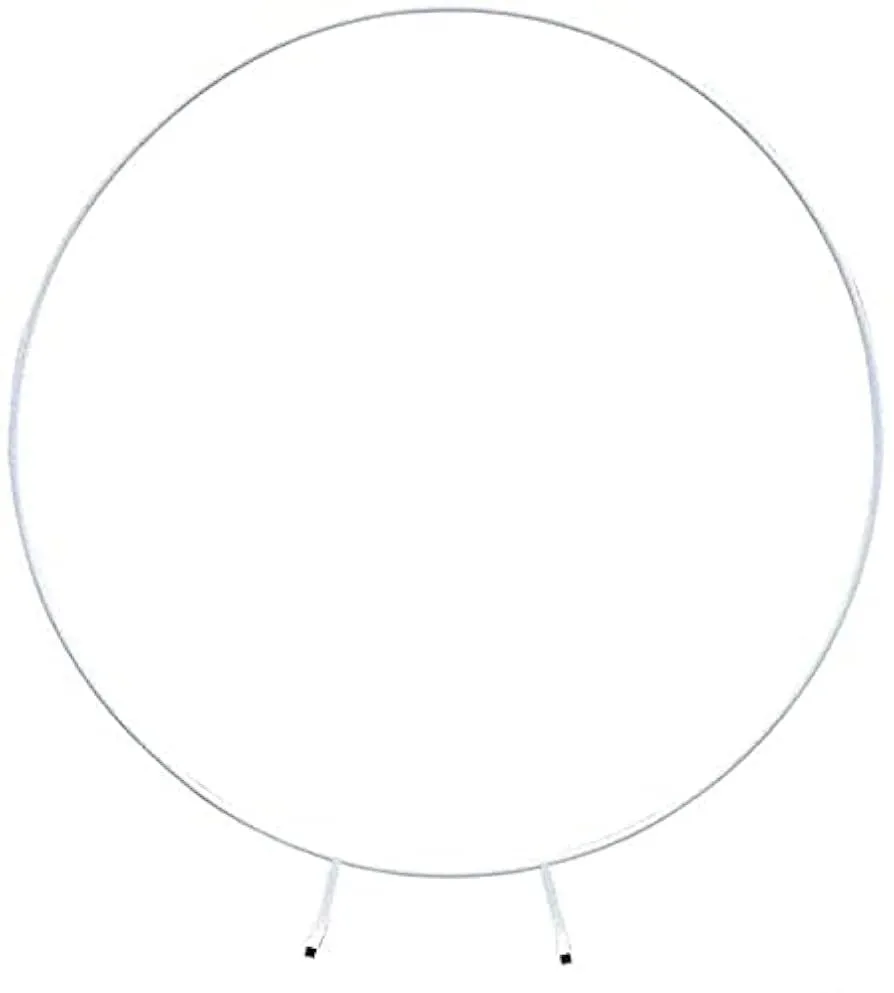Round White Circle Stand - 1.8m