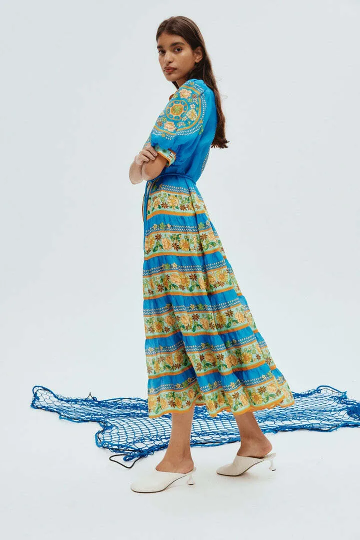 Linda Tiered Midi Dress 