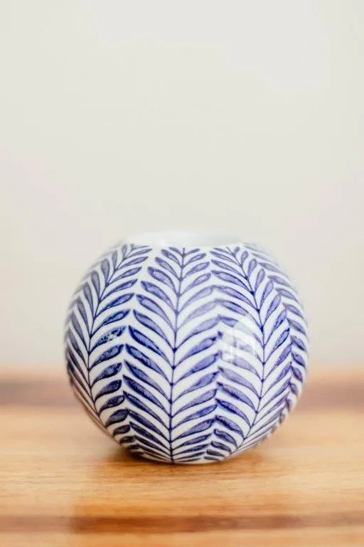 Dl002 Leave Votive 10cm