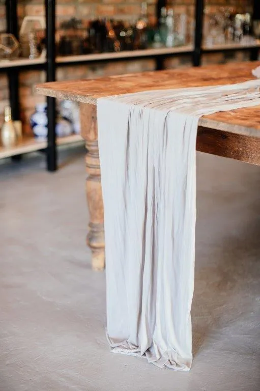 Tb004 Light Grey Power Mesh Runner 5m