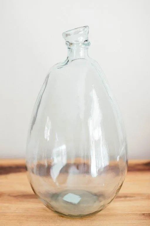 Gl010 Clear Organic Glass Vase 47cm