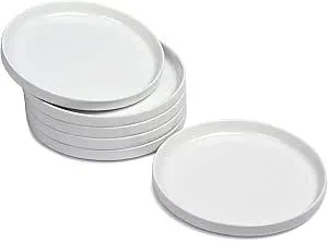 Cg031 Blanc de Blanc White Rimmed Side Plate