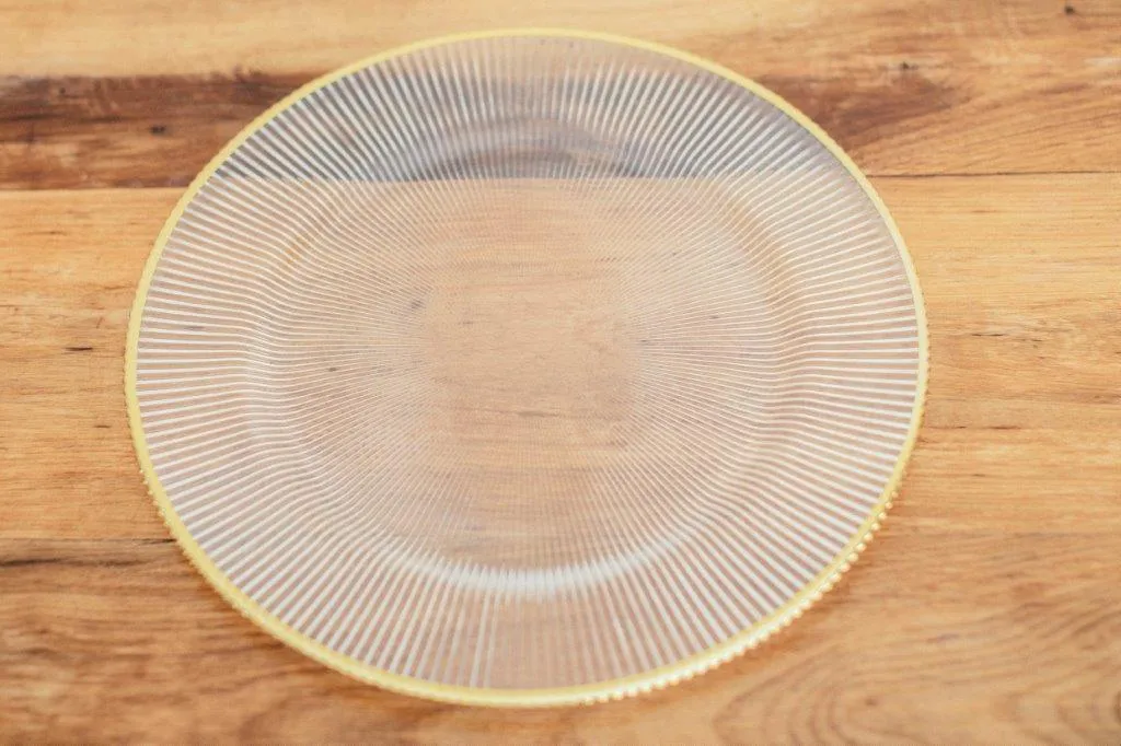 Cg026 Gold Rim Underplate 33cm