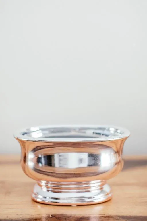 Ro027 Rose Gold Shine Vase 11cm