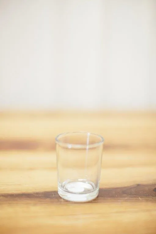 Gl050 Clear Glass Votive 6.5cm x 5.5cm