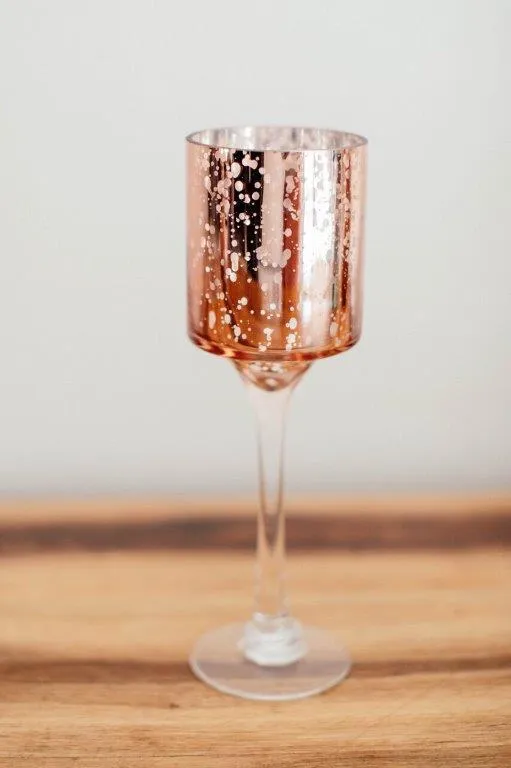 Ro014 Rose Gold Small Staggered Votive