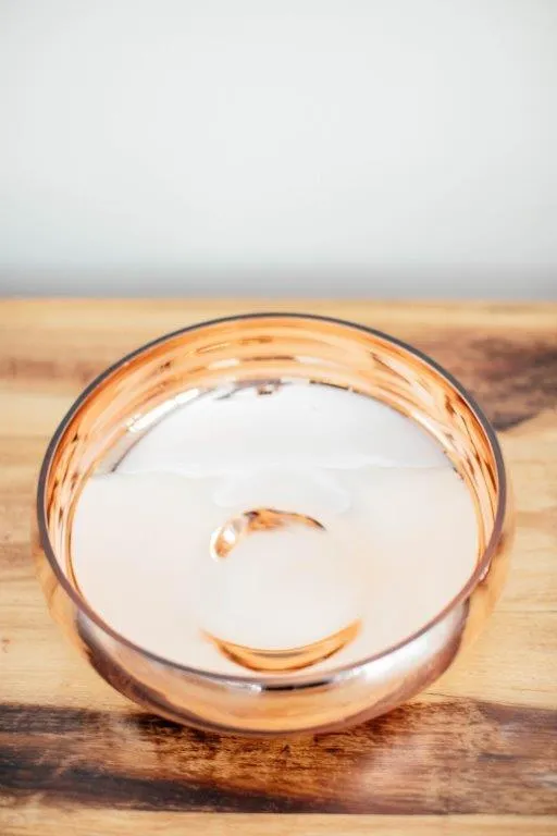 Ro028 Rose Gold Shine Bowl 10x30cm