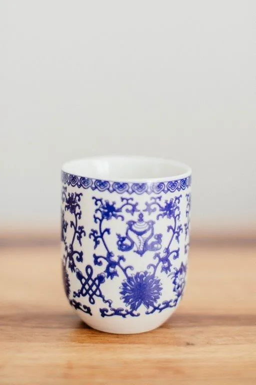 Dl011 Delft Print Votive 8cm