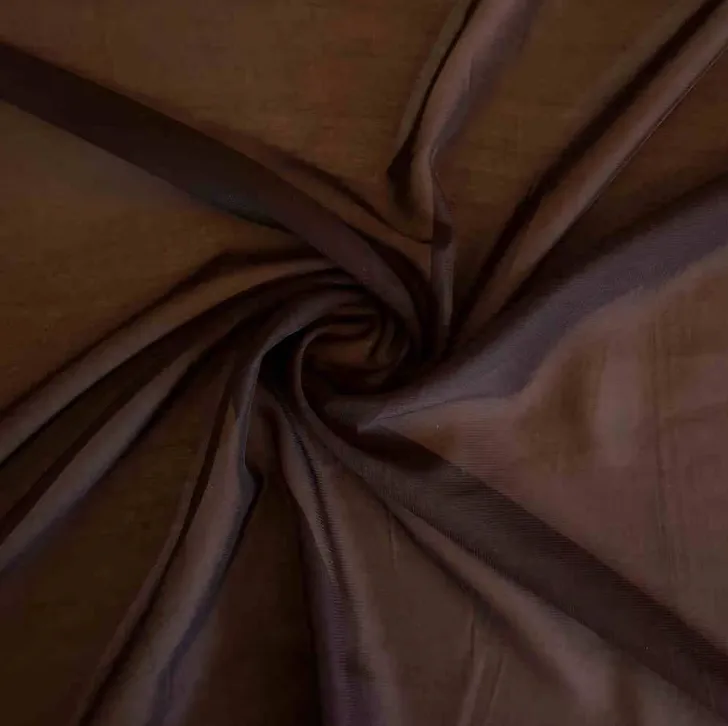 Tb022 Chocolate Brown Chiffon Runner 5m