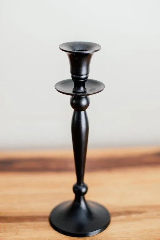 Bl027 Black Candle Stick Large 30cm
