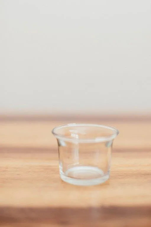 Gl006 Small Glass Candle Votive 4,5x6cm