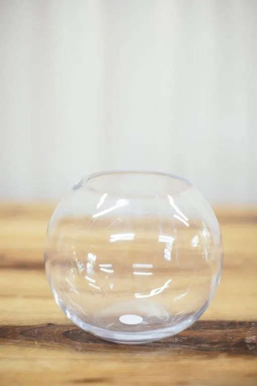 Gl011 Glass Fishbowl Vase Various Sizes