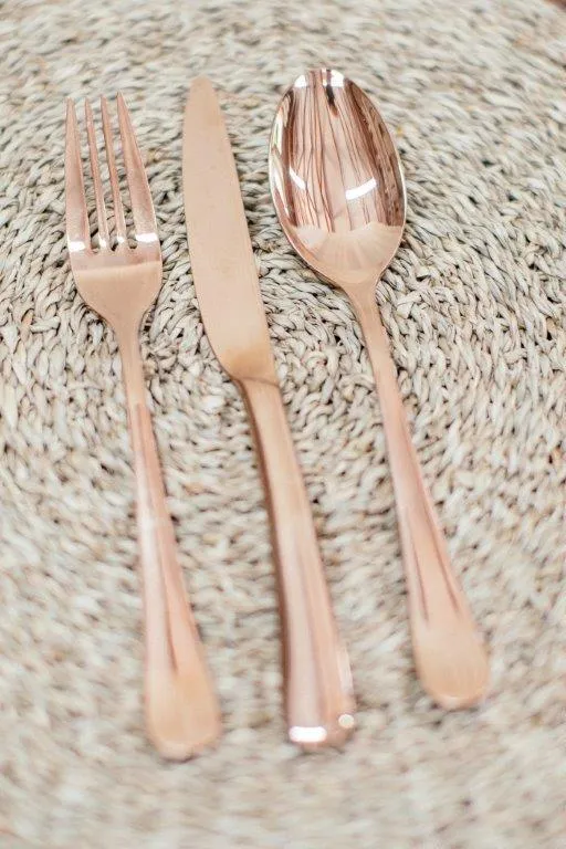 Ct004 Rose Gold Cutlery