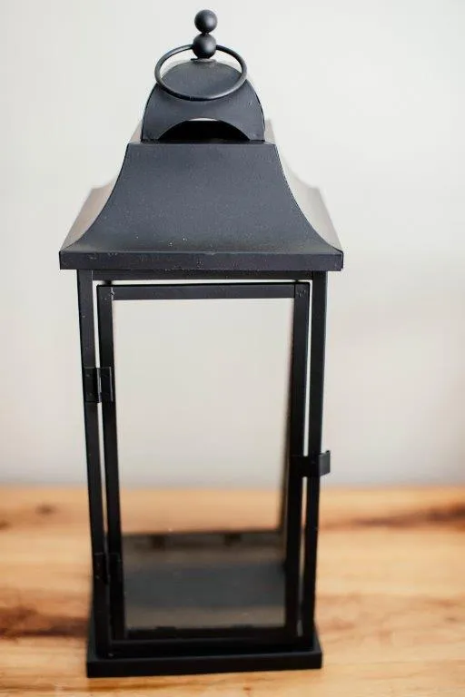 Bl033 Black Lantern 48x18cm